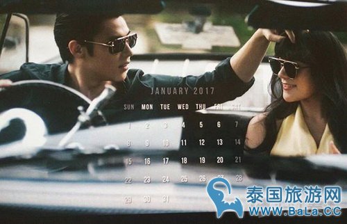 Mark和Kim合拍2017日历 这是一碗结实的狗粮