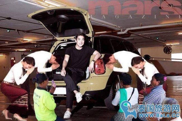 泰国明星Nott Akanat街头打人 叫嚣给爱车道歉,受到网友声讨
