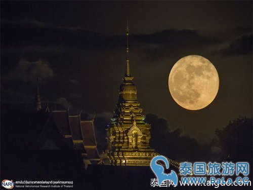 2016年泰国水灯节将现68年特大超级满月 比平时月亮大7%