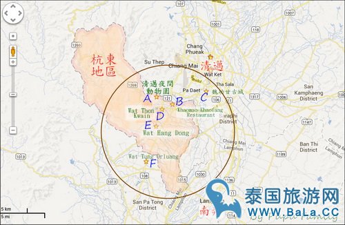 清迈地图