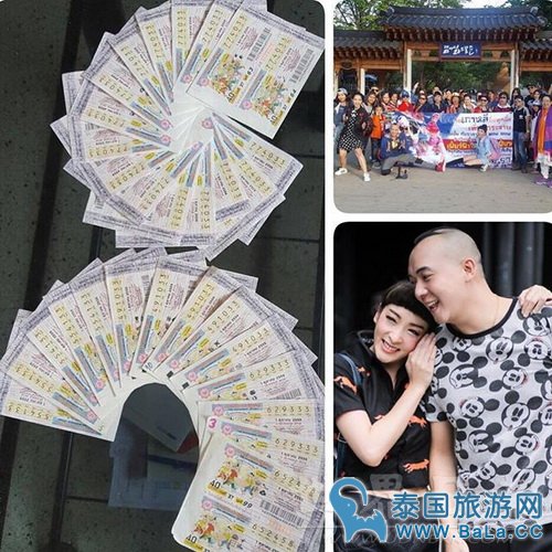 泰国女星Feawfoaw成彩票中奖专业户 拿52对中奖奖金去拜佛