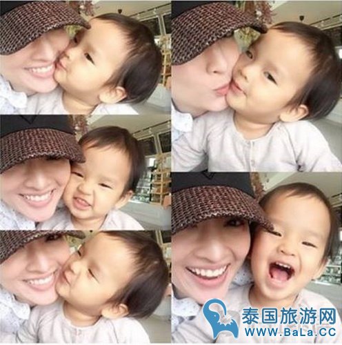 泰国古典美女Aff准备生二胎啦!女儿Peemai可以当姐姐啦!