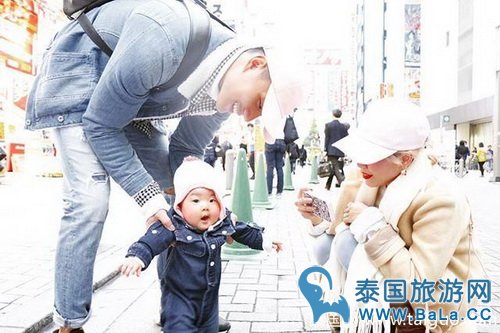 徐志贤和Gubgib带女儿赴日本旅行 女儿萌态十足