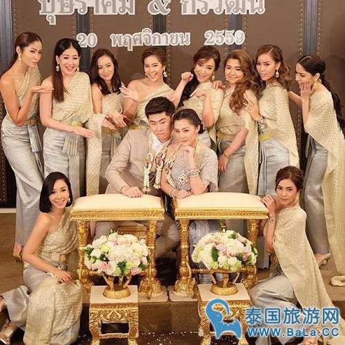 泰星Emmeemm大婚圈中好友齐祝福 高颜值伴娘团吸睛