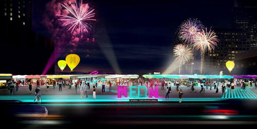 曼谷市中心Talad Neon嘻哈新夜市