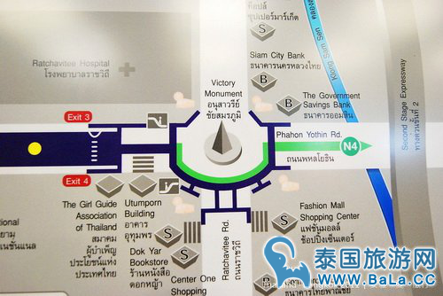 曼谷胜利纪念碑怎么去？附实景线路图！