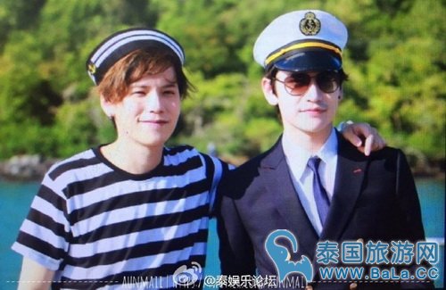 Tao与Kacha海上粉丝见面会 化身帅气船长水手