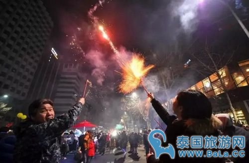 2017世界各地跨年烟火晚会 泰国跨年晚会亮了
