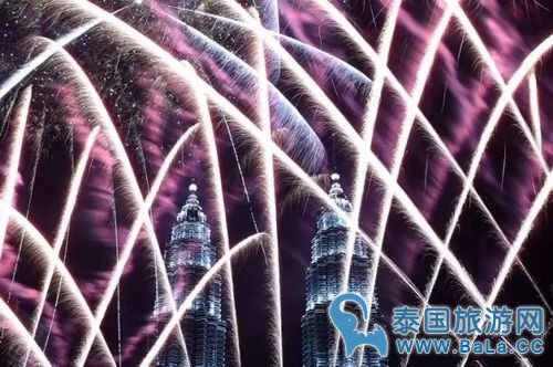 2017世界各地跨年烟火晚会 泰国跨年晚会亮了