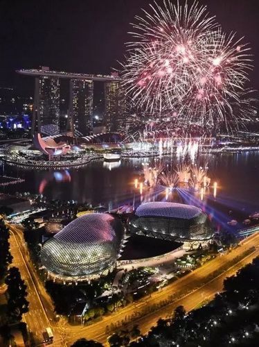 2017世界各地跨年烟火晚会 泰国跨年晚会亮了