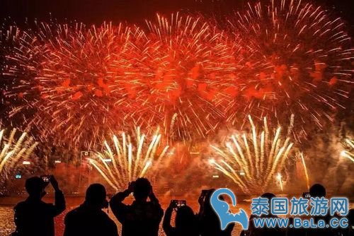 2017世界各地跨年烟火晚会 泰国跨年晚会亮了