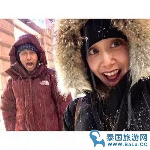 泰女星Aerin与男友Natee极光之旅