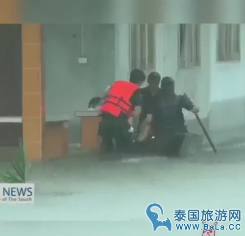 泰星ToNo暴雨中为受灾民众送食物 获网友点赞