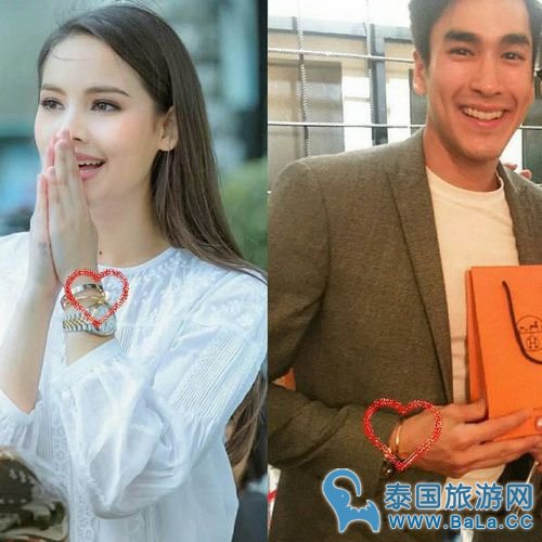 Nadech和yaya不带情侣对戒改戴情侣手环 依然引粉丝激动