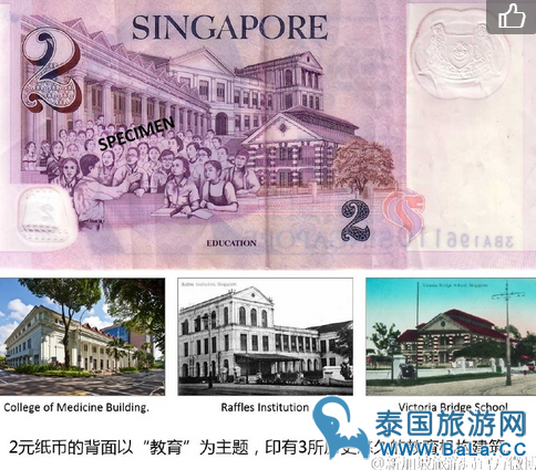 新加坡纸币背面是什么样？这些图案取自哪些地点？