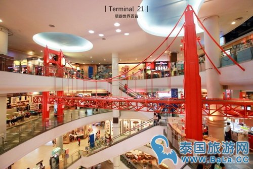 曼谷Terminal 21世界主题百货购物商场 像景点一样的创意商场