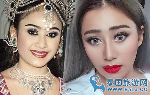 泰国8个女歌星整容前后对比照 个个都是蛇精脸