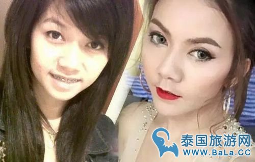 泰国8个女歌星整容前后对比照 个个都是蛇精脸