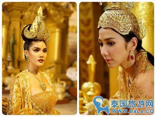 泰国美女网红身着暴露泰服在仰光大金寺拍照 遭群骂