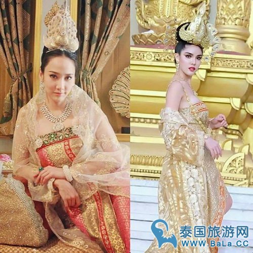 泰国美女网红身着暴露泰服在仰光大金寺拍照 遭群骂