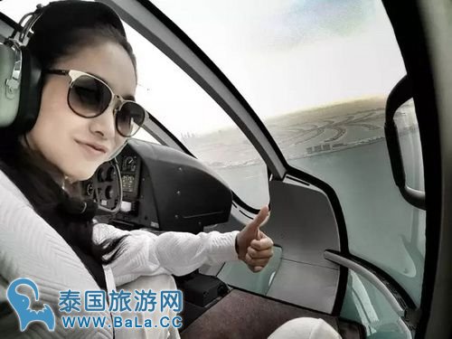 泰星Min Pechaya奢华迪拜游 晒私人飞机和沙漠美景