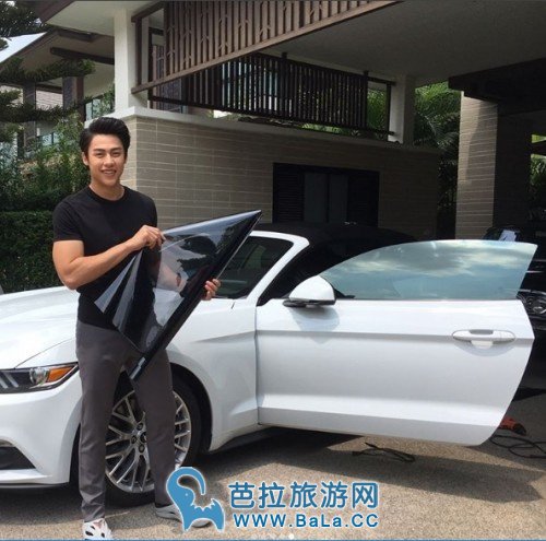 Mark Prin晒图引发网友围观 豪车豪房隐约可见