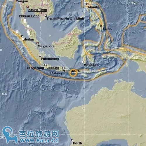 印尼巴厘岛地震引发民众恐慌 目前尚无人员伤亡消息