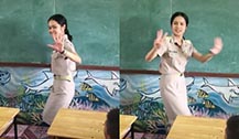 泰国老师编舞教乘法 引网友热议