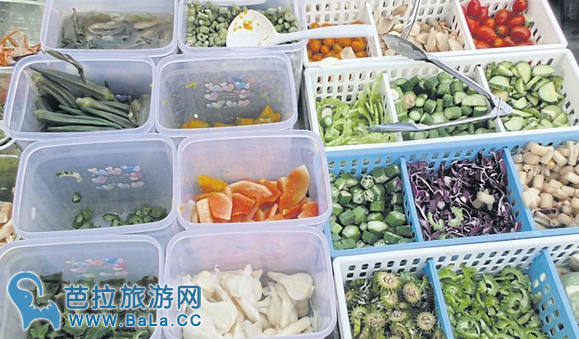 泰国特色小吃泰式米线100种配菜仅售30铢