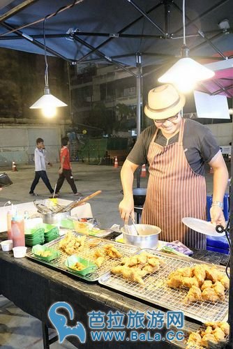 曼谷市中心交通方便霓虹夜市Talad Neon 潮范小清新十足