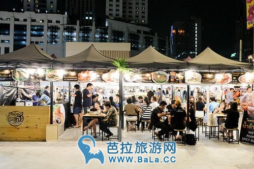 曼谷市中心交通方便霓虹夜市Talad Neon 潮范小清新十足