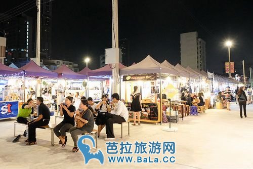 曼谷市中心交通方便霓虹夜市Talad Neon 潮范小清新十足