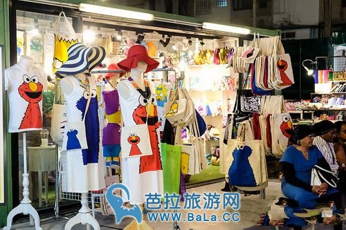 曼谷市中心交通方便霓虹夜市Talad Neon 潮范小清新十足