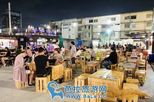 曼谷市中心交通方便霓虹夜市Talad Neon 潮范小清新十足