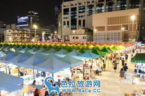 曼谷市中心交通方便霓虹夜市Talad Neon 潮范小清新十足