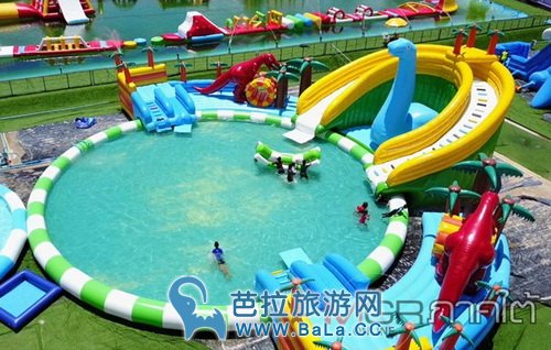 也拉府水上乐园开业 13种游乐设施玩翻天