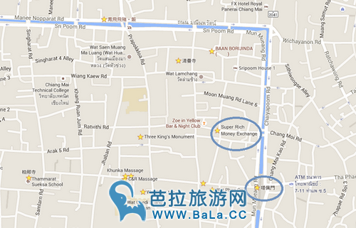 清迈换钱哪里更划算?古城内汇率绝佳的的绿色SUPER RICH 2店兑换点