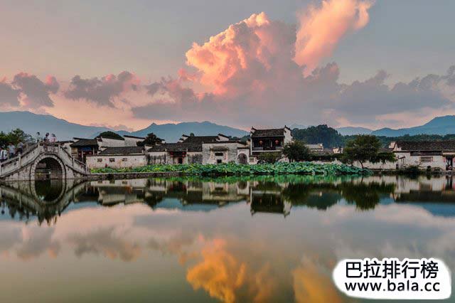 安徽省旅游十大景点排名2,皖南古村落—西递宏村