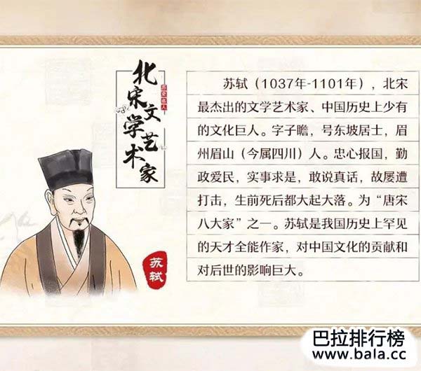 苏轼.
