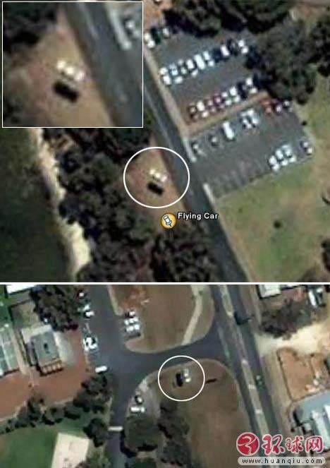 2006年1月,眼尖的用户从google earth提供的卫星图像上发现奇怪的一幕