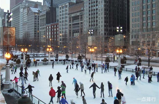 冬季必去的国外旅游景点排行美国芝加哥排首位