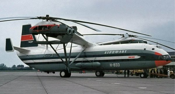 世界上最大的直升机——米V-12直升机