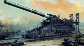 世界上最强大的火炮，德国的古斯塔夫大炮