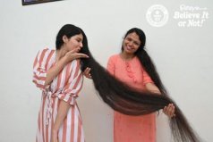 世界头发最长的少女，发长2米12年没剪