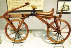 世界上最早的自行车，法国人制作由木头制成