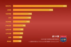 2020年中国十大名酒排行榜，贵州茅台独占鳌头！