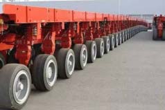 世界上轮子最多的卡车，平板车SMPT拥有1152个车轮
