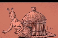 十宗罪蜗牛人真实照片：源自恐怖漫画的诡异现象