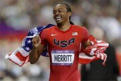 男子110米栏世界纪录：美国名将梅里特12秒80