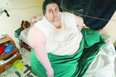世界上最胖的男人，体重达1194斤，9年未下床